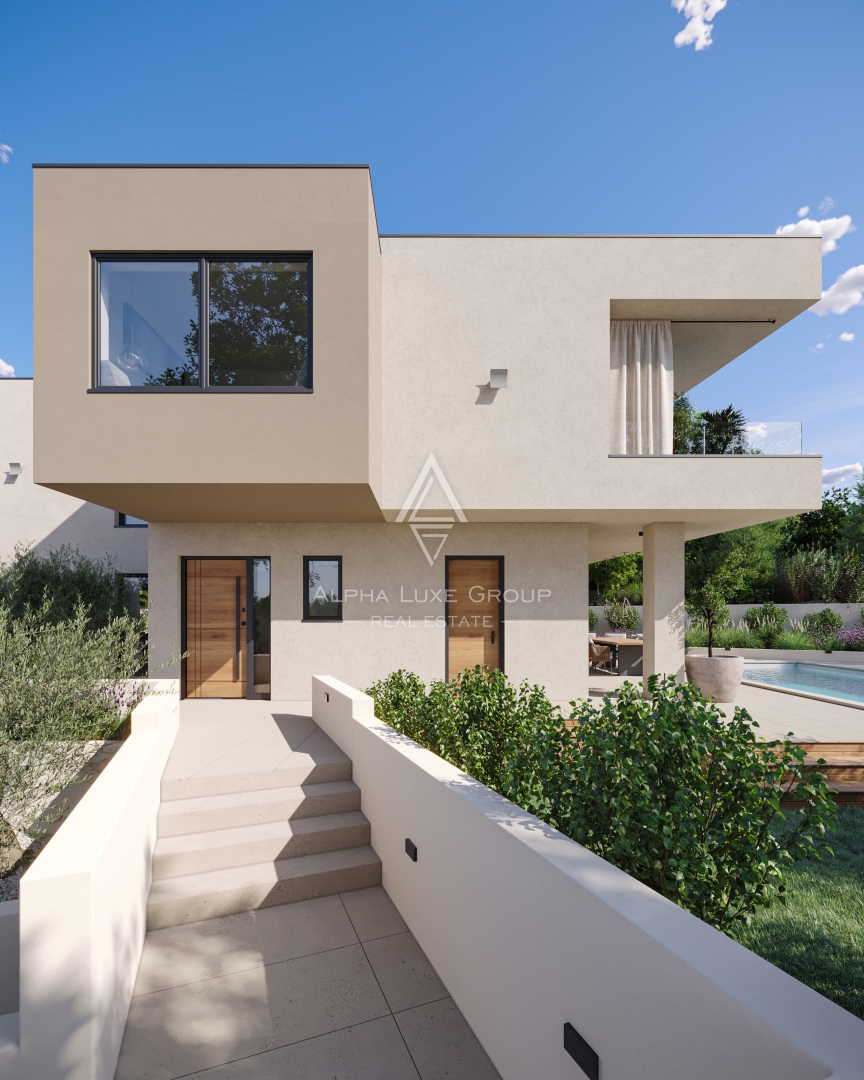 Rovinj, Istria – Villa elegante con piscina e garage vicino