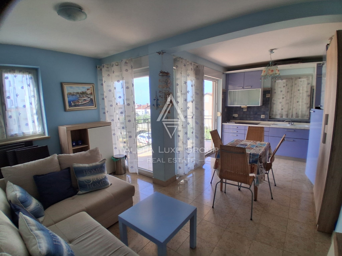 Poreč, Istria: Appartamento su due livelli con terrazza