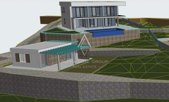 Skitača, Istria: Terreno edificabile con progetto villa