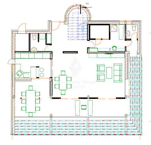 Skitača, Istria: Terreno edificabile con progetto villa