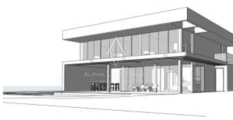 Skitača, Istria: Terreno edificabile con progetto villa