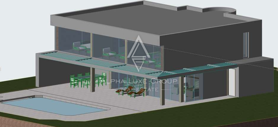 Skitača, Istria: Terreno edificabile con progetto villa