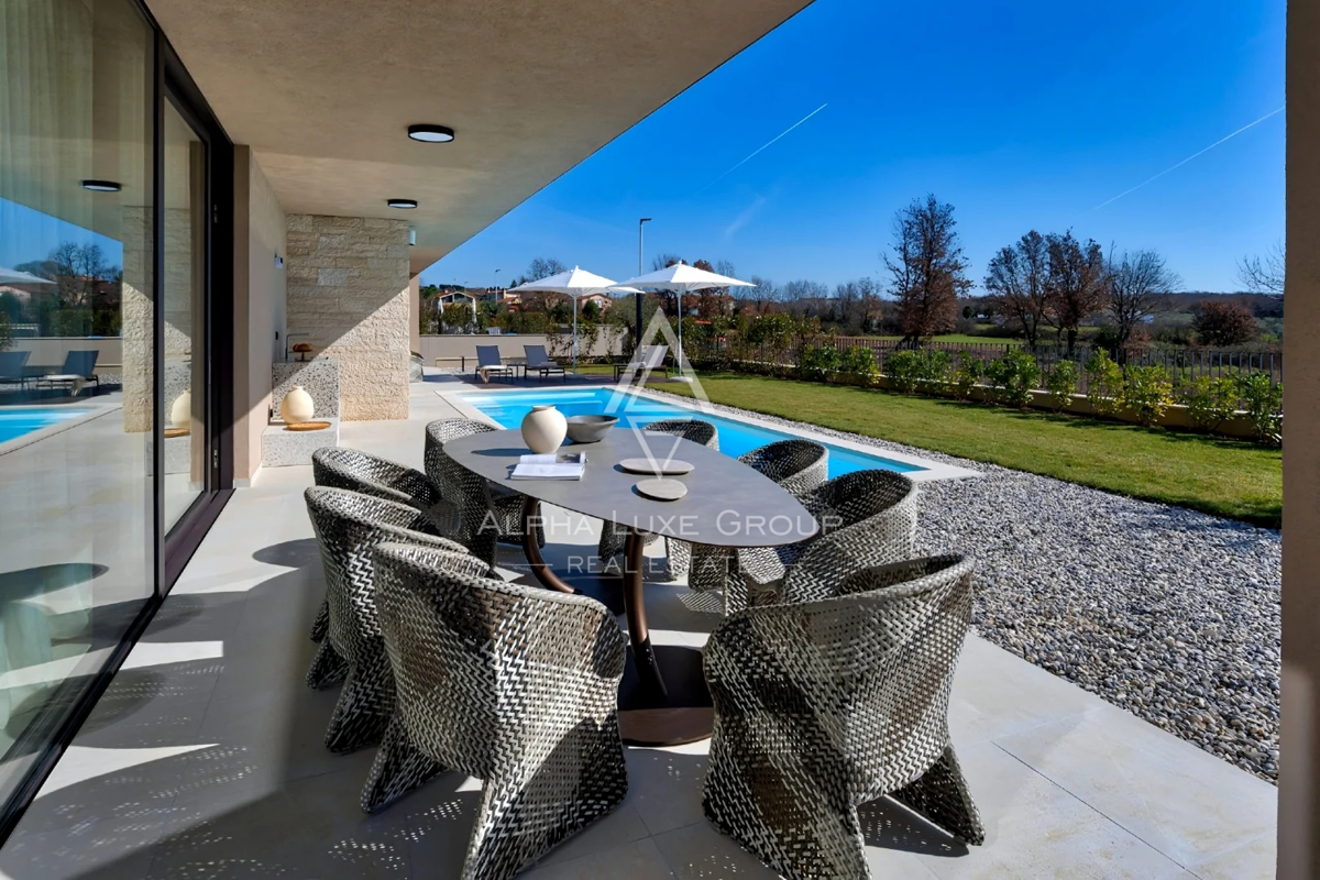 Istria, Poreč: Villa moderna con piscina e privacy