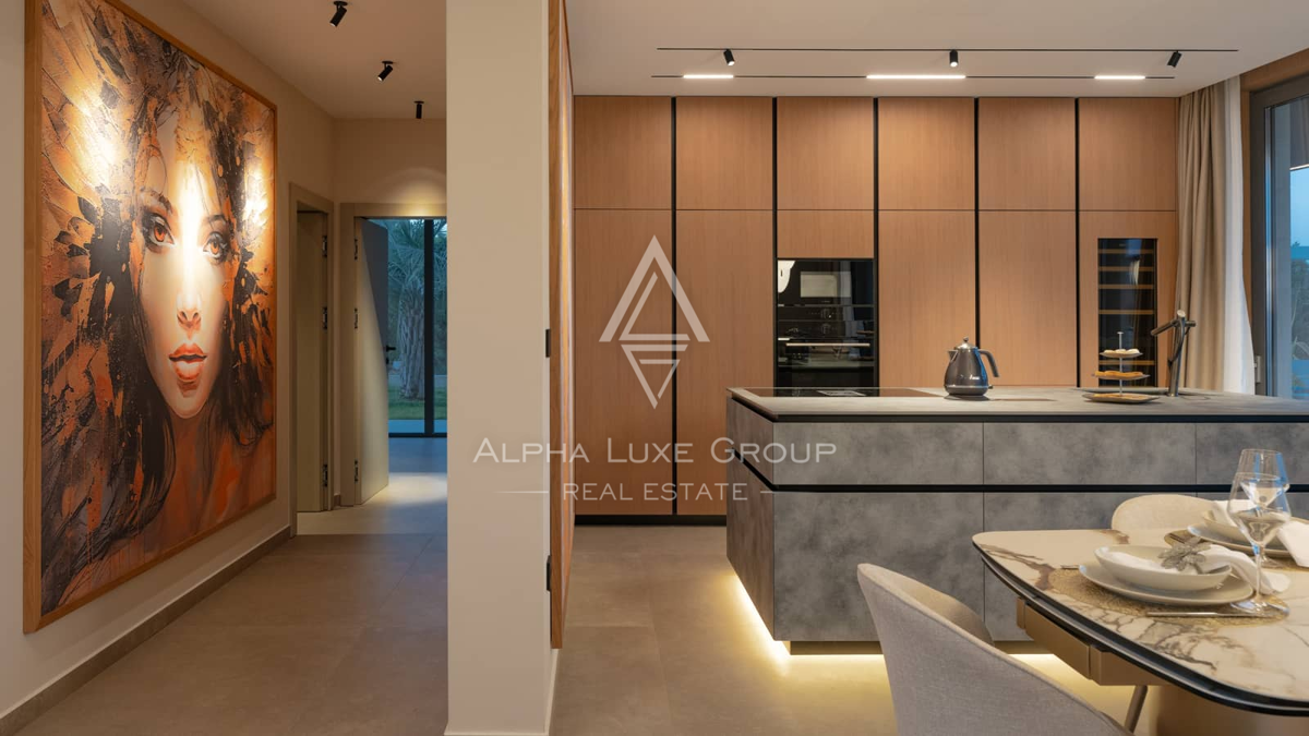 Istria, Krnica: Villa moderna con panorama mare