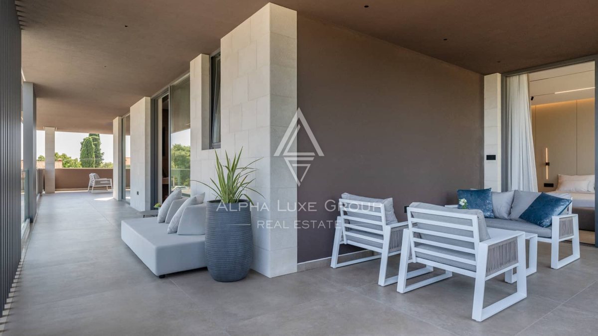 Istria, Krnica: Villa moderna con panorama mare