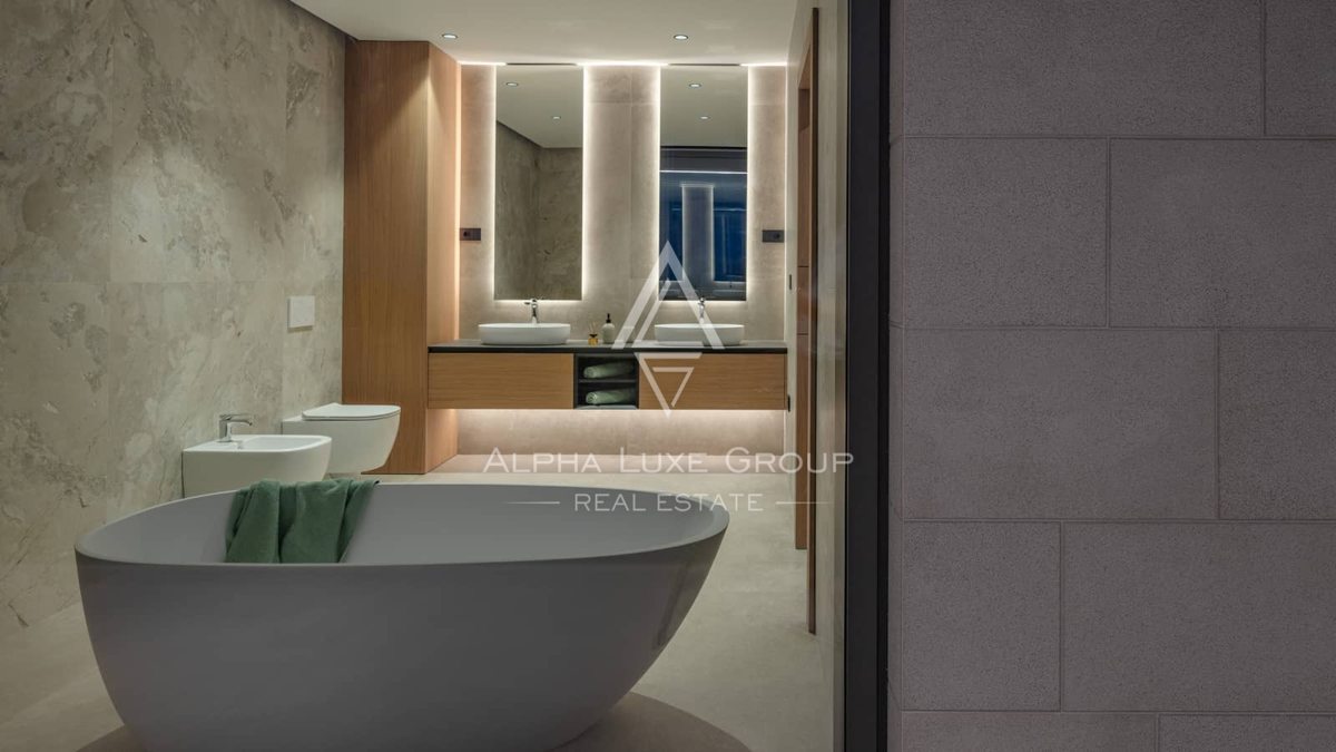 Istria, Krnica: Villa moderna con panorama mare