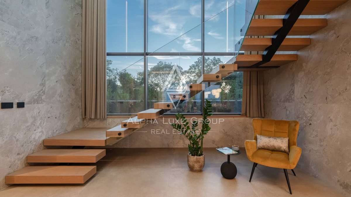 Istria, Krnica: Villa moderna con panorama mare