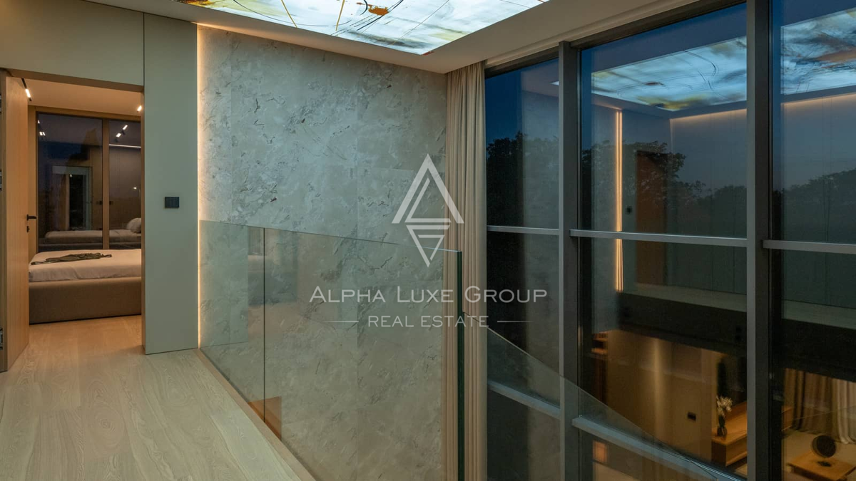 Istria, Krnica: Villa moderna con panorama mare