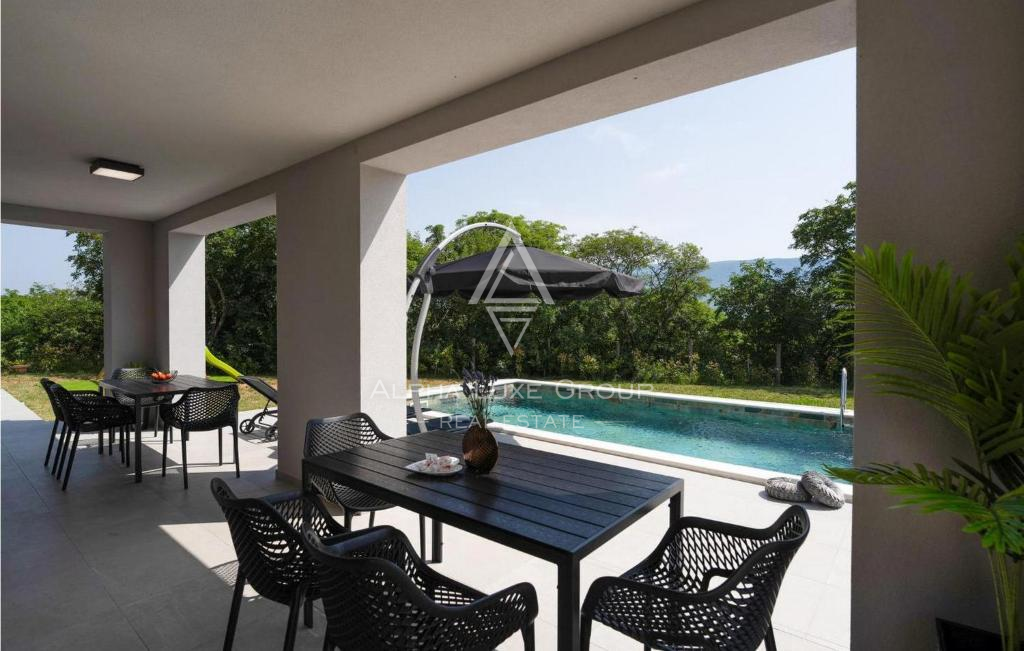 Istria, Labin: Villa con piscina ai margini del borgo