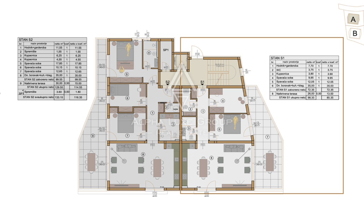 Istria, Pula: Appartamento lusso piano terra giardino