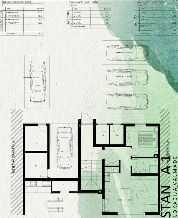 Istrien, Pula: Erdgeschoss wohnung mit hof