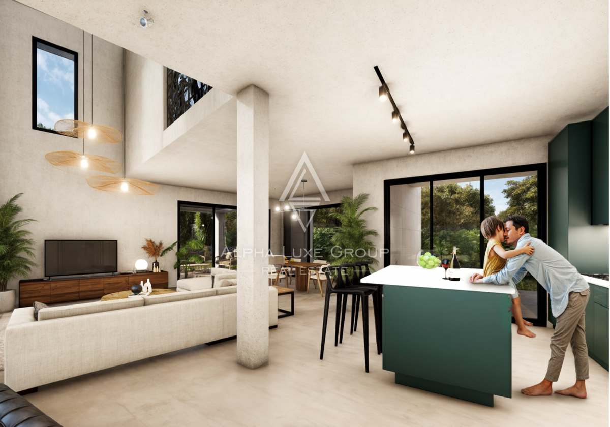 Istria, Umago: Terreno edificabile con progetto villa