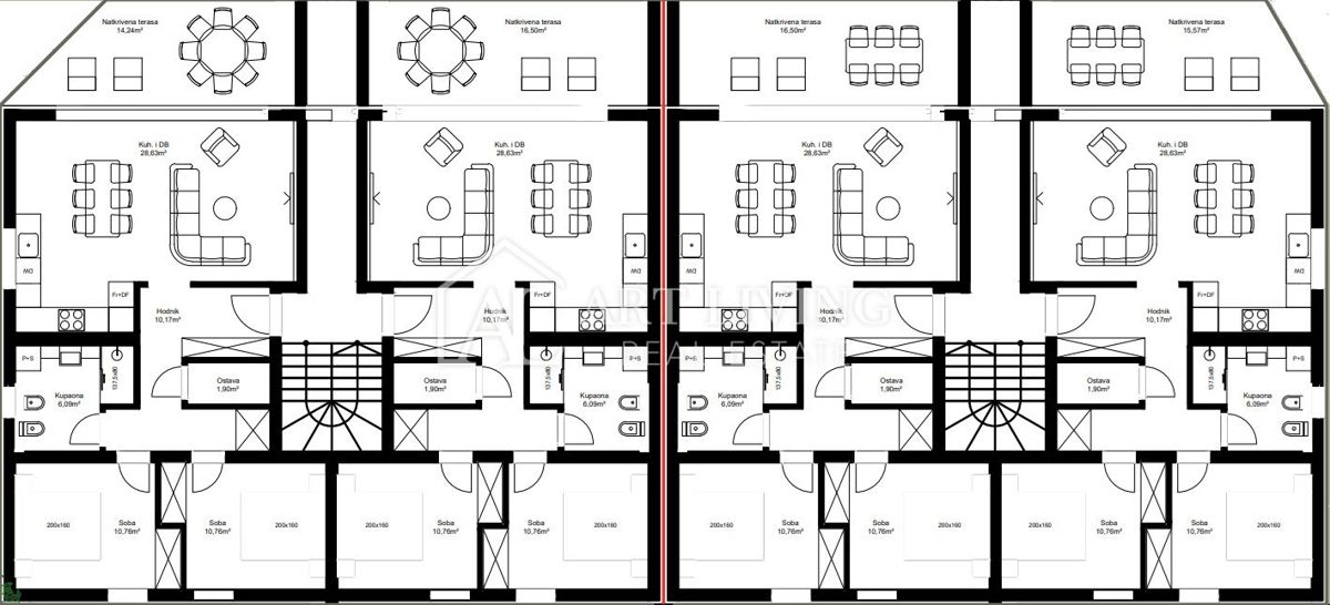 Istria, Parenzo, dintorni - moderno appartamento al 1° PIANO in un nuovo edificio