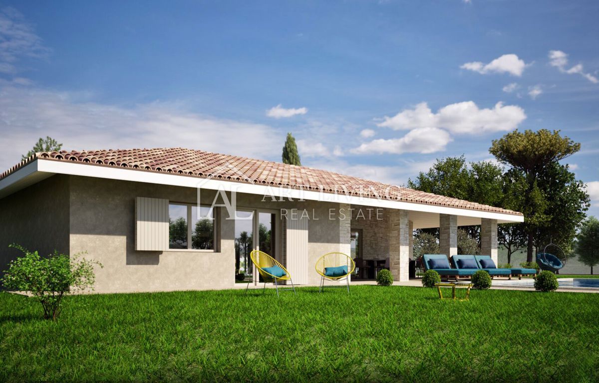 Istria, Parenzo, dintorni - spaziosa casa a un piano con piscina e vista mare
