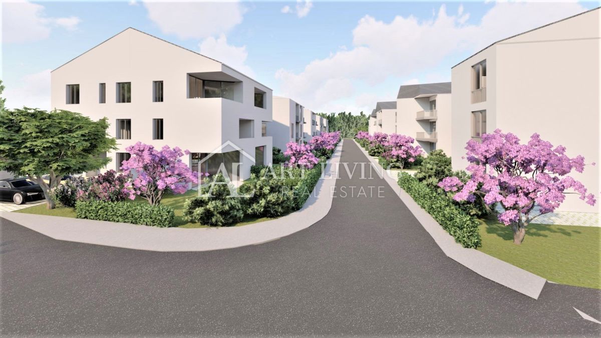 Istria, Umago, dintorni - Grazioso appartamento con due camere da letto al piano terra, a 300 m dal mare, NUOVA COSTRUZIONE