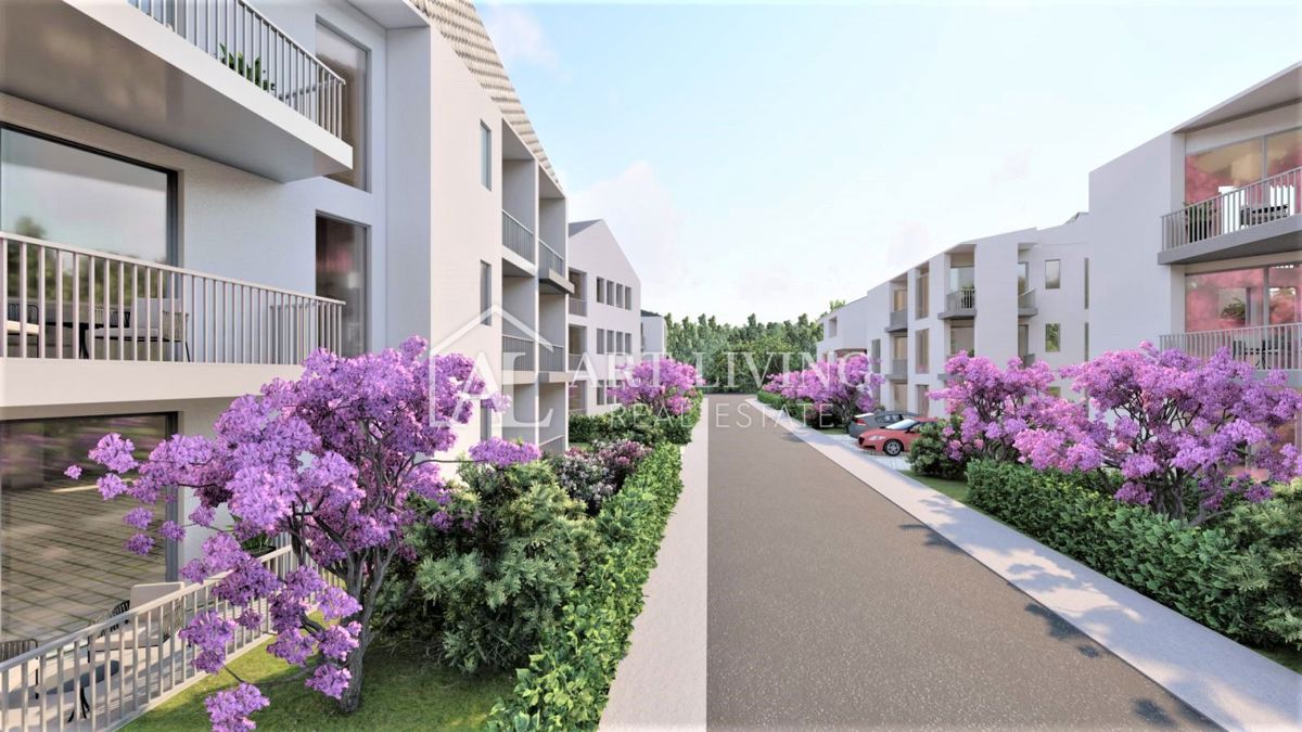 Istria, Umago, dintorni - Grazioso appartamento con due camere da letto al piano terra, a 300 m dal mare, NUOVA COSTRUZIONE