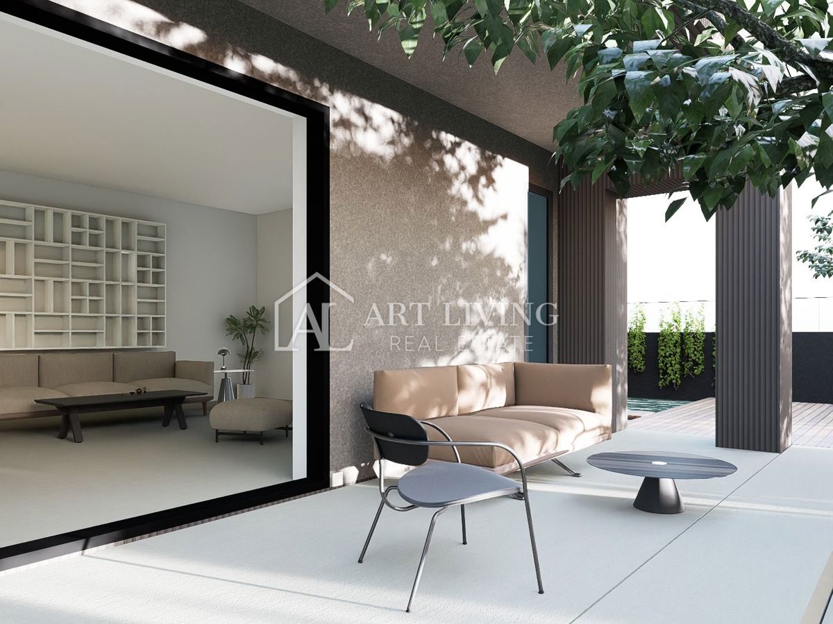 Parenzo, dintorni – casa moderna con piscina – NUOVA COSTRUZIONE