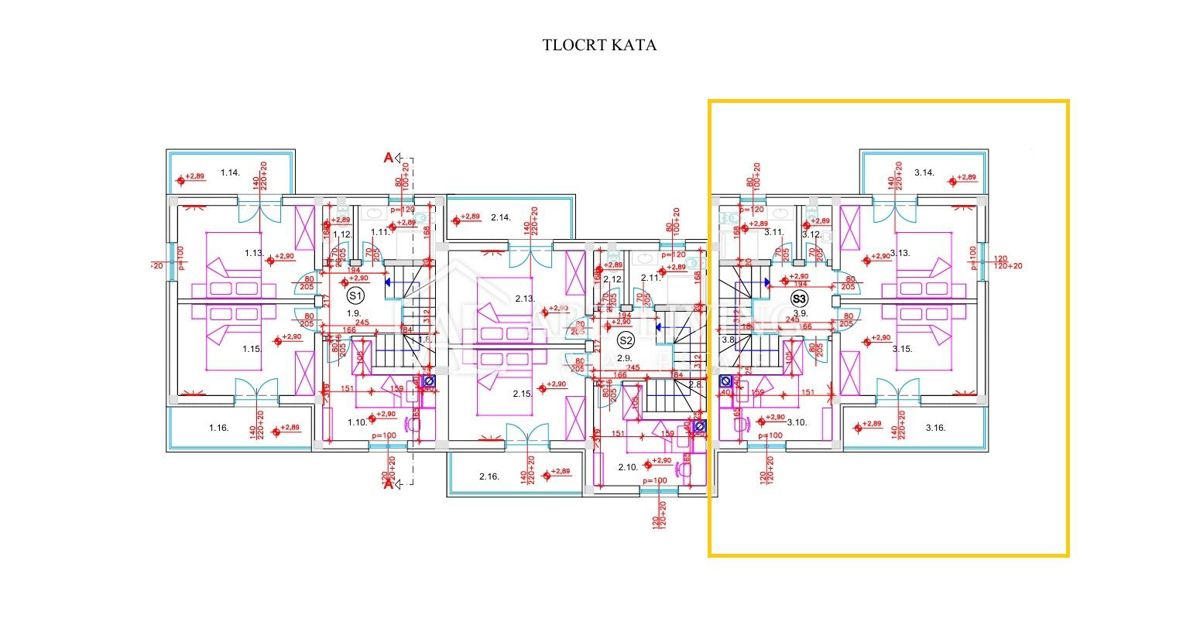 Buje, Kaštel – Triplex con piscina in posizione tranquilla e bella – NUOVA COSTRUZIONE