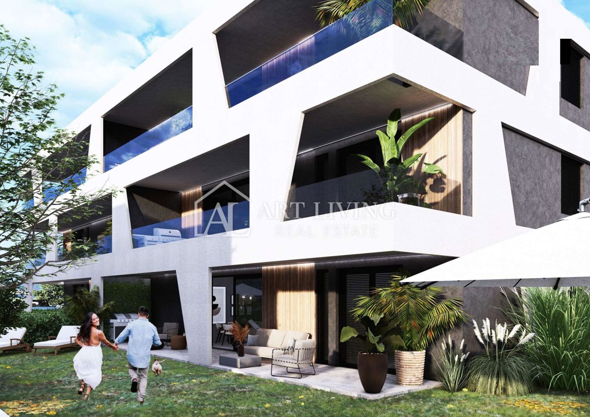 Istria, Umago, dintorni - moderno appartamento al piano terra con ampio giardino - NUOVA COSTRUZIONE