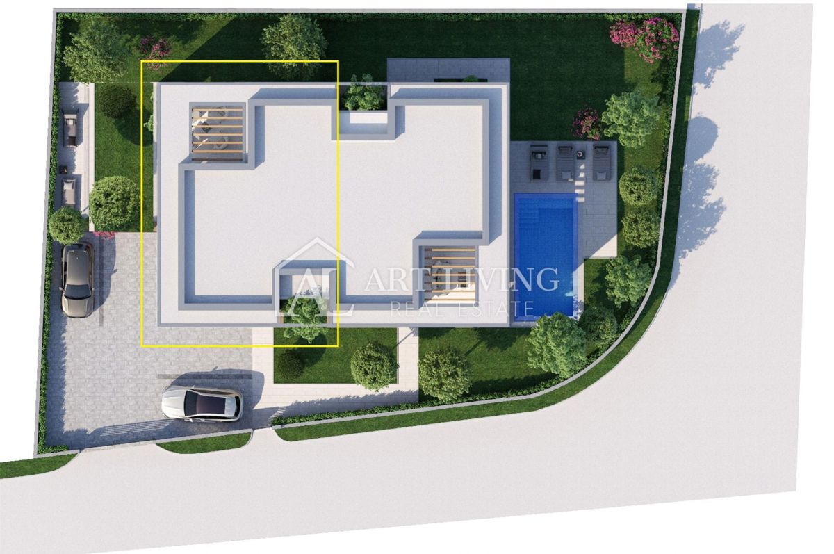 Istria, Umago - lussuosa casa bifamiliare in posizione TOP - NUOVA COSTRUZIONE