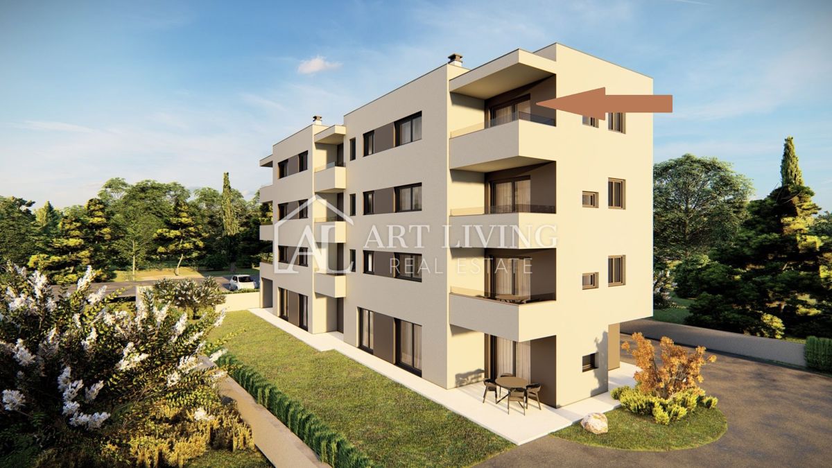 Parenzo, dintorni - lussuoso appartamento con due camere da letto in un nuovo edificio al 3° piano - OCCASIONE