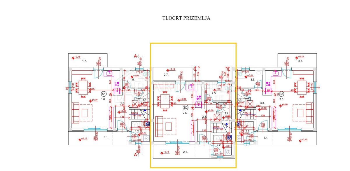 Buje, Kaštel – NUOVA COSTRUZIONE, attraente casa a schiera con piscina