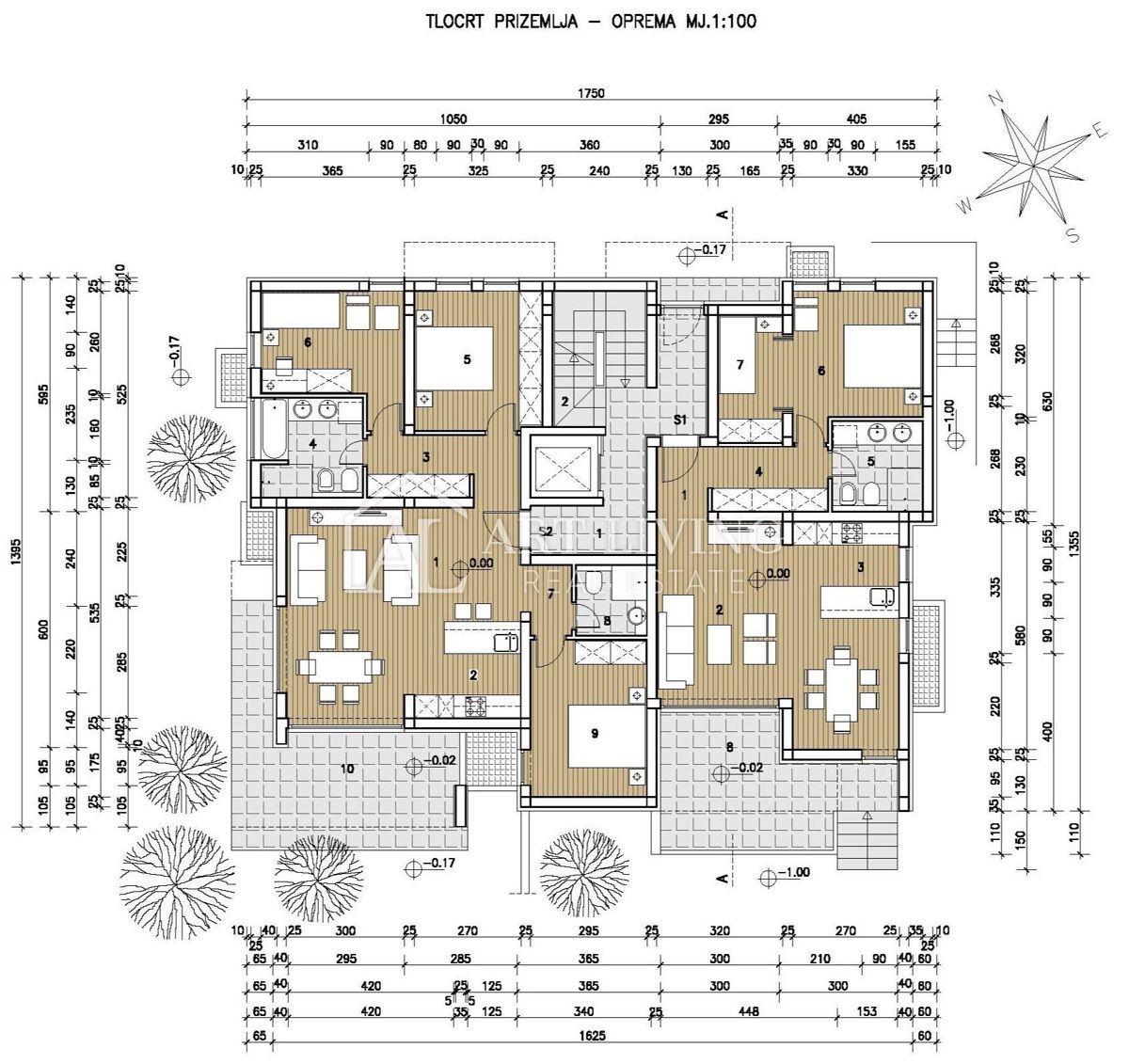 Appartamento Umag, 93,08m2