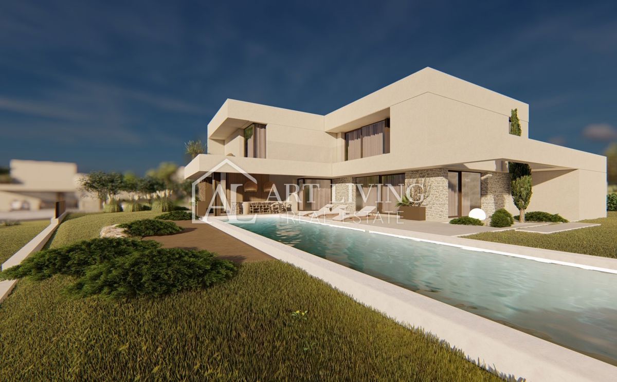 Parenzo - dintorni, villa esclusiva di design eccezionale con piscina, vicino al mare