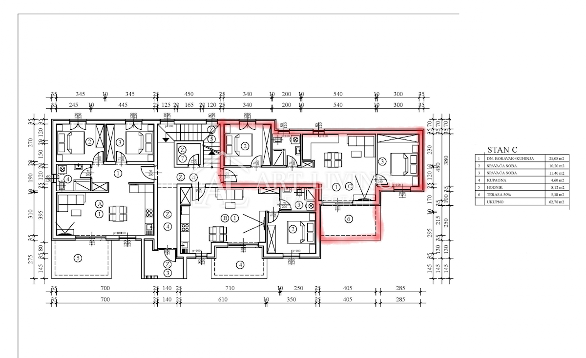 Parenzo-dintorni, appartamento in edificio nuovo, piano terra con giardino