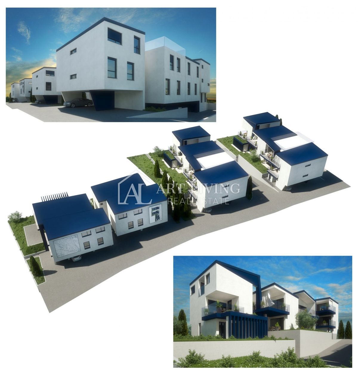 Istria, Umago, dintorni - appartamento moderno in un nuovo edificio in una posizione TOP