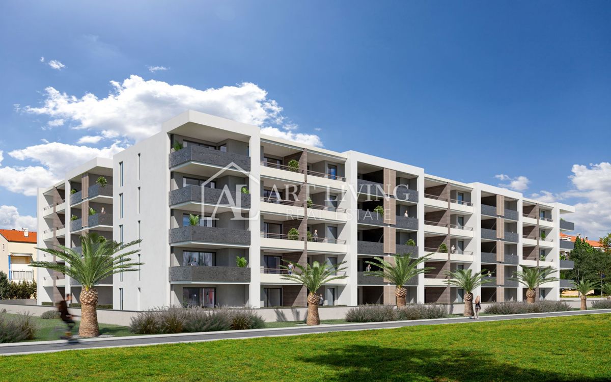 Istria, Umago - lussuoso appartamento trilocale in una nuova costruzione con vista sul mare - TOP LOCATION