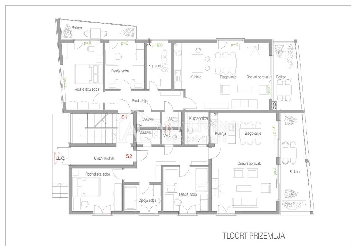 Istria, Umago, dintorni - ESCLUSIVO - moderno appartamento al piano terra 118 m2, a 150 metri dal mare - NUOVA COSTRUZIONE