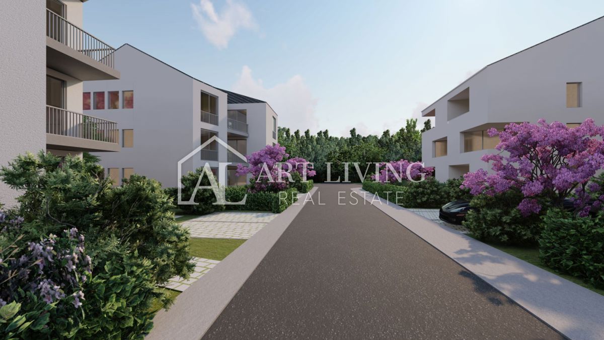 Istria, Umago, dintorni - Appartamento al piano terra con giardino a 300 m dal mare, NUOVA COSTRUZIONE!