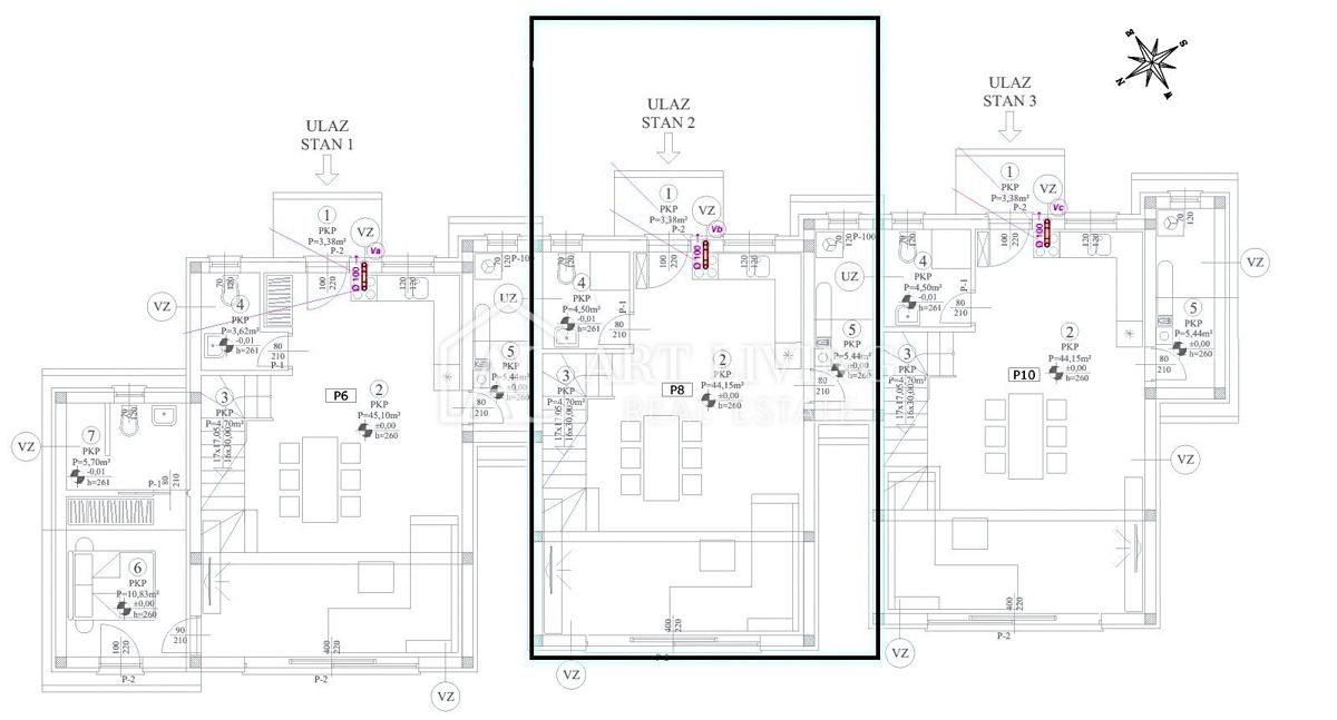 Istria, Umago, dintorni – NUOVA COSTRUZIONE – Affascinante casa a schiera in posizione attraente