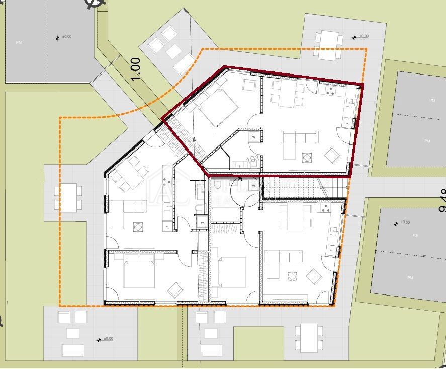 Parenzo, dintorni – Appartamento moderno con una camera da letto, 55 m² con ampio giardino di 100 m² – NUOVA COSTRUZIONE