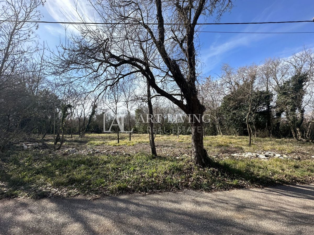 Grisignana, dintorni - attraente terreno edificabile, 1100 m2 con una splendida vista