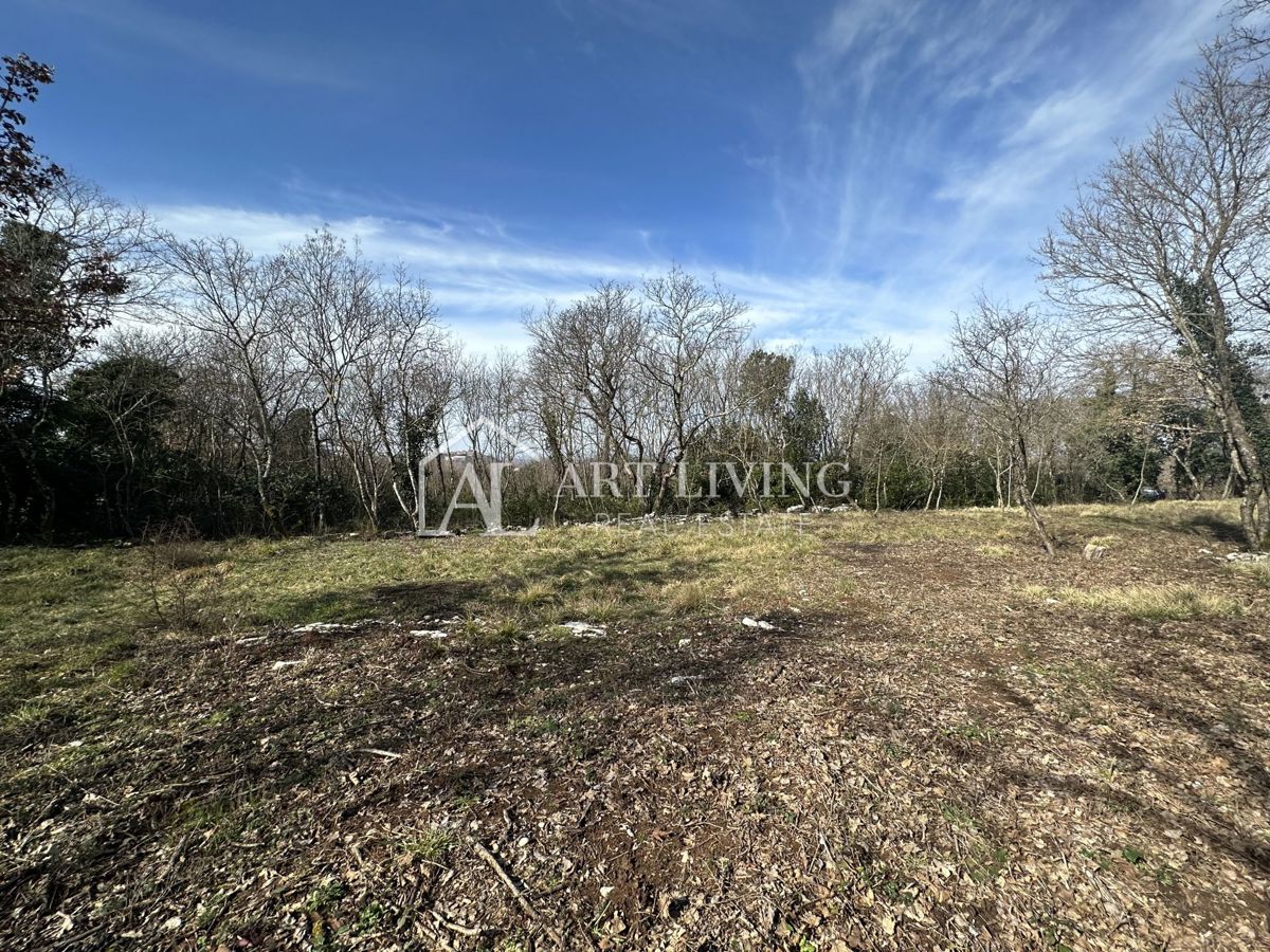 Grisignana, dintorni - attraente terreno edificabile, 1100 m2 con una splendida vista