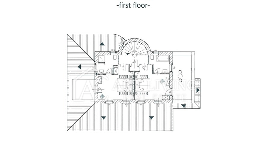 Poreč-dintorni, Incantevole villa in pietra con piscina in stile rustico