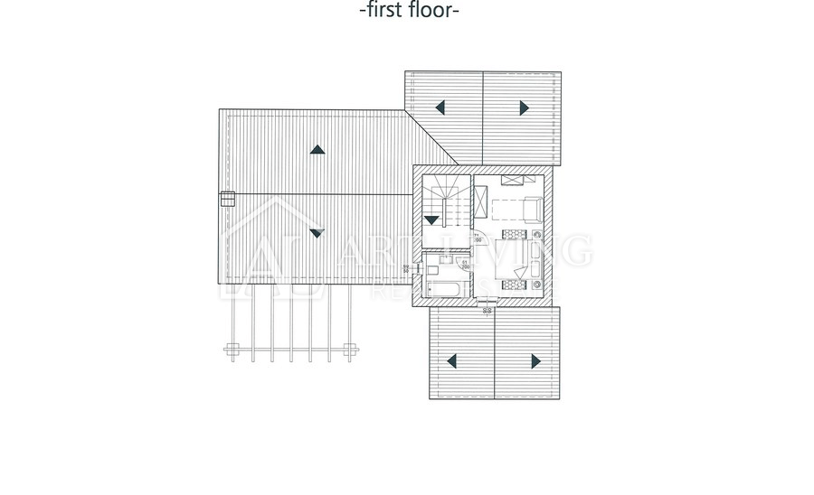 Poreč-dintorni, villa di lusso in pietra in stile rustico con piscina