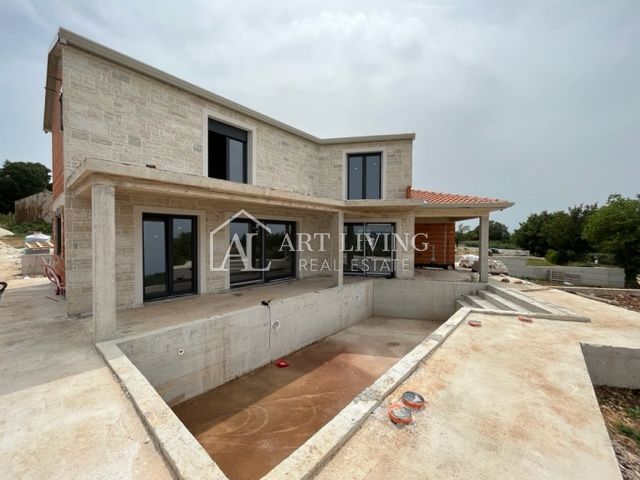 Poreč - dintorni, bella villa con vista panoramica sul paesaggio e sul mare