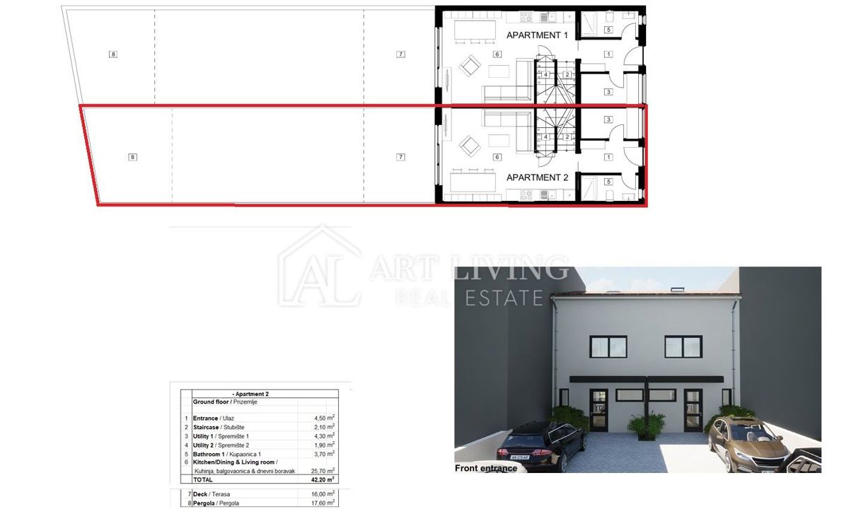 Istria, Parenzo, dintorni - graziosa casa a schiera in una posizione tranquilla e bella - DI NUOVA COSTRUZIONE!