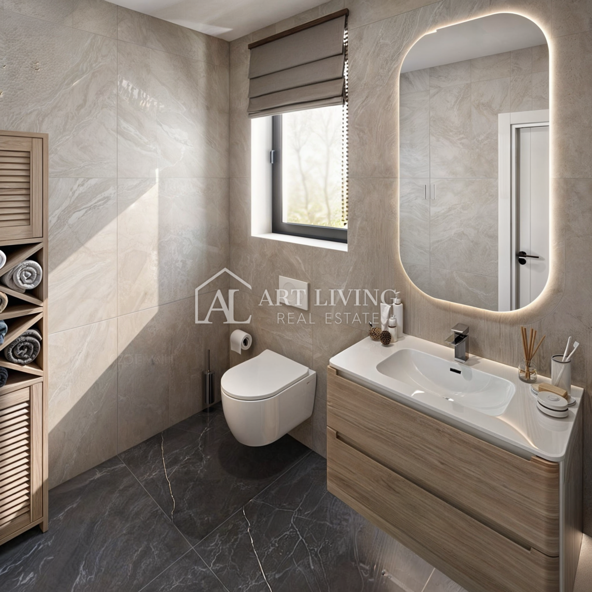 Istria, Brtonigla, dintorni – Moderna casa bifamiliare con piscina – NUOVA COSTRUZIONE