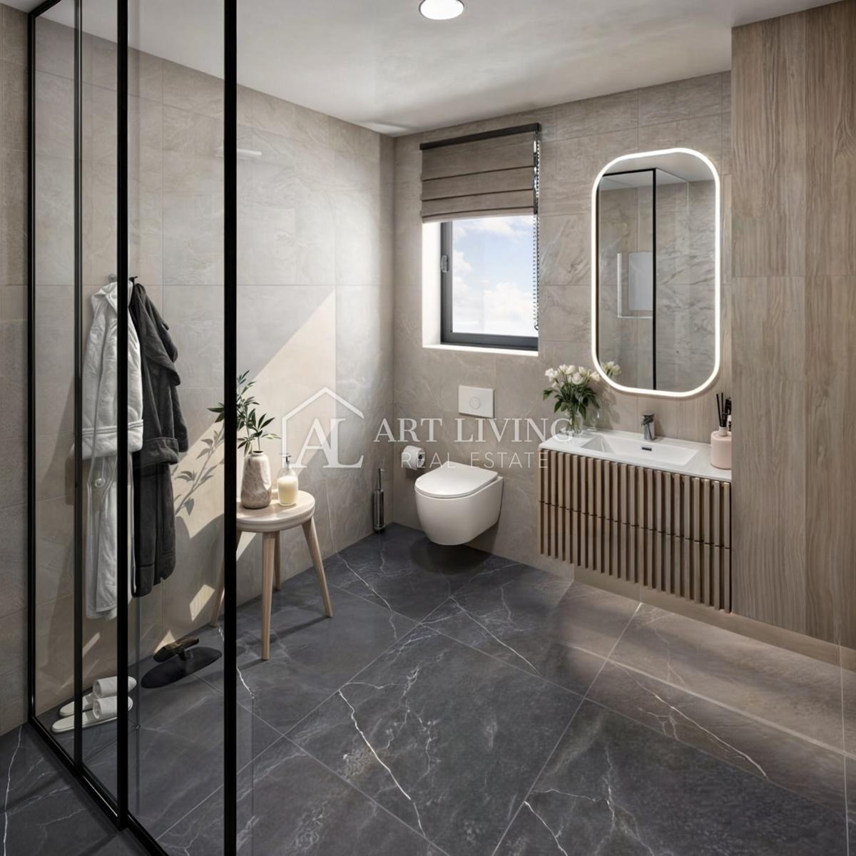 Istria, Brtonigla, dintorni – Moderna casa bifamiliare con piscina – NUOVA COSTRUZIONE