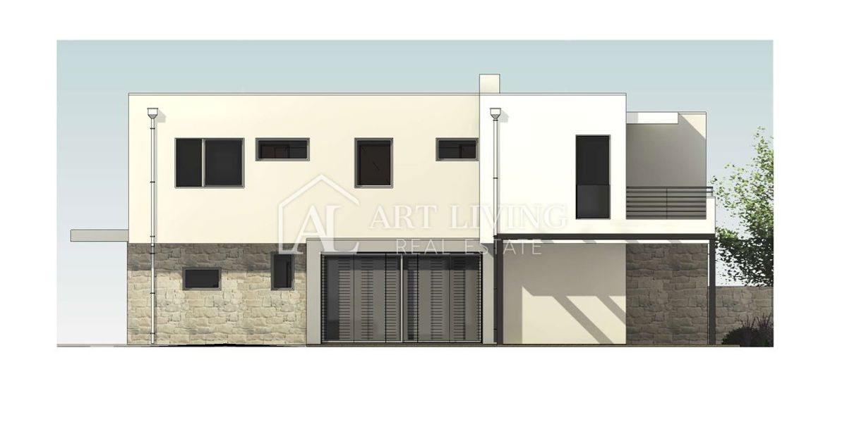 UMAG - MODERNA VILLA BIFAMILIARE CON PISCINA – NUOVA COSTRUZIONE A SOLI 300 M DAL MARE