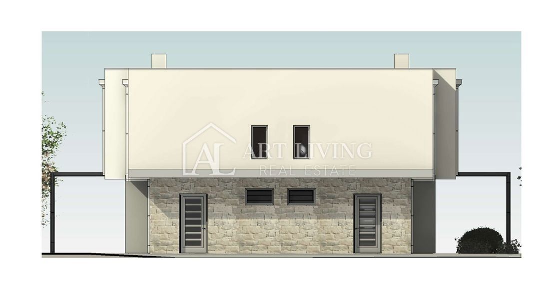 UMAG - MODERNA VILLA BIFAMILIARE CON PISCINA – NUOVA COSTRUZIONE A SOLI 300 M DAL MARE