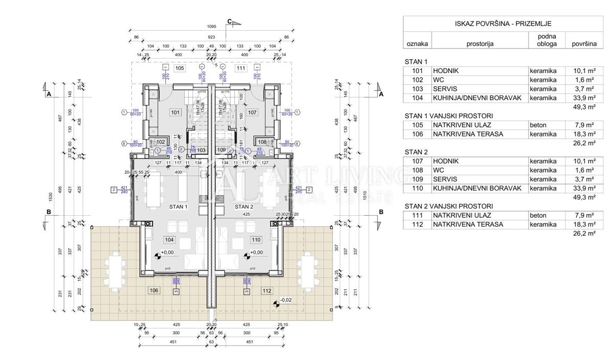 UMAG - MODERNA VILLA BIFAMILIARE CON PISCINA – NUOVA COSTRUZIONE A SOLI 300 M DAL MARE