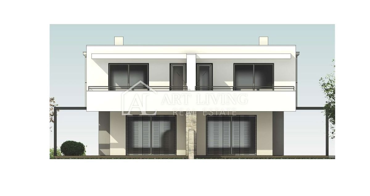 UMAG - MODERNA VILLA BIFAMILIARE CON PISCINA – NUOVA COSTRUZIONE A SOLI 300 M DAL MARE