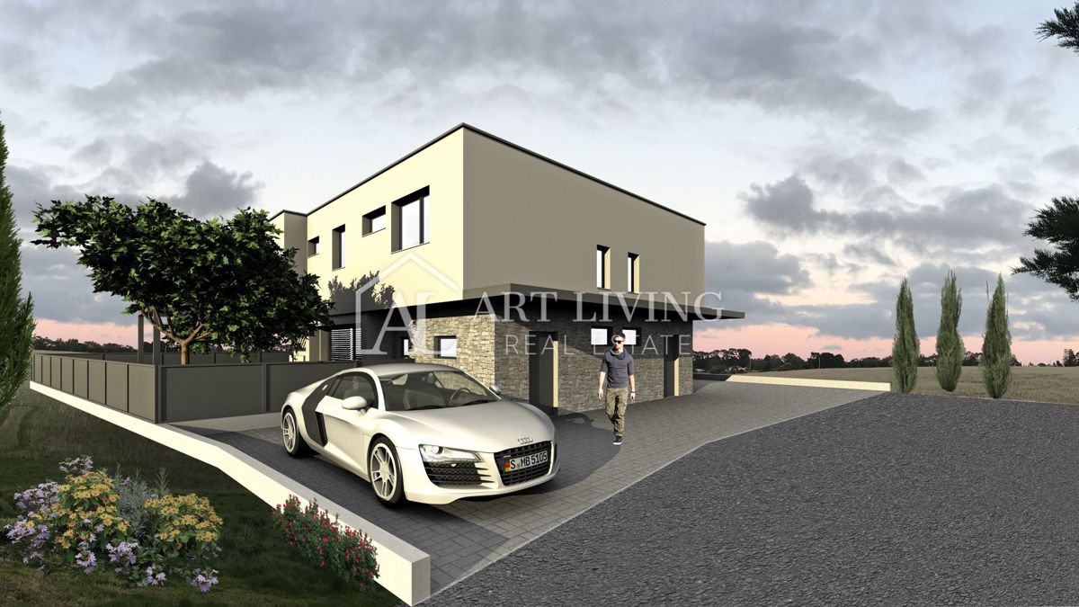 UMAG - MODERNA VILLA BIFAMILIARE CON PISCINA – NUOVA COSTRUZIONE A SOLI 300 M DAL MARE