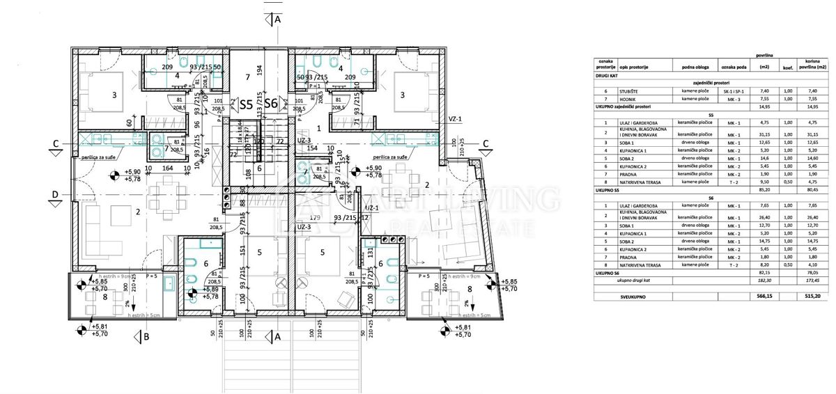 Umago, dintorni - appartamento con due camere da letto in una posizione attraente - NUOVA COSTRUZIONE