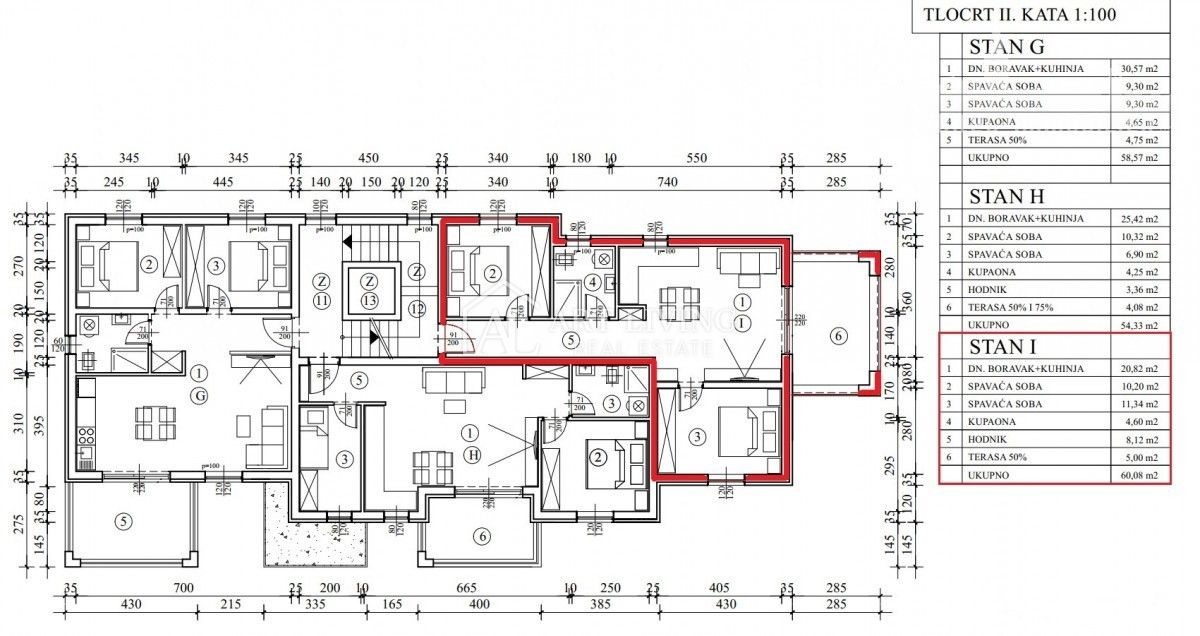 Poreč-dintorni, OCCASIONE! appartamento al 1° piano di un nuovo edificio